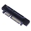 90° Angle SATA  22Pin(7+15) Male to 22Pin(7+15) Female Extender Adapter Hard Disk Port Extension ► Photo 1/6