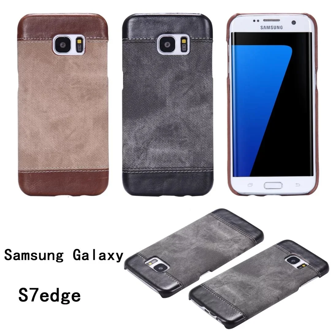 Hard Case Leather Cowboy Jean Denim Print for Iphone Samsung Galaxy S6 S7 Edge S8 Plus Note 8 4 5 J3 J5 J6 A3 A5 A7 Retro New |