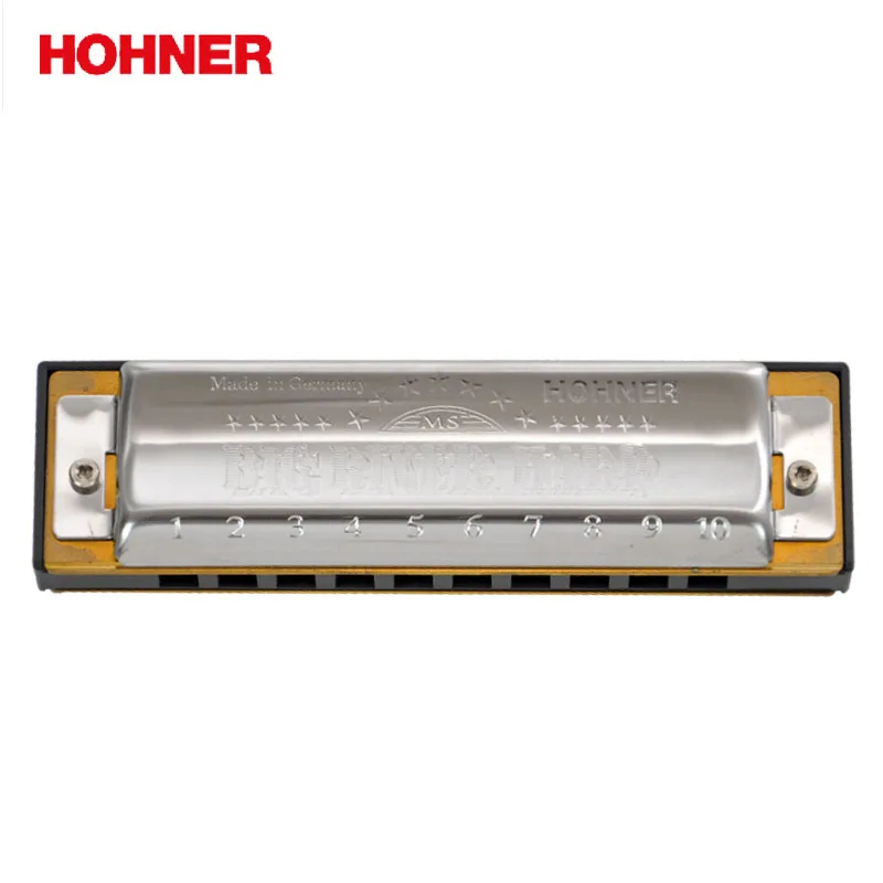 Hohner большая речка 10 дырочная гармоника Bules диатоническая арфа, звук дикая гармоника Ключ C Blues