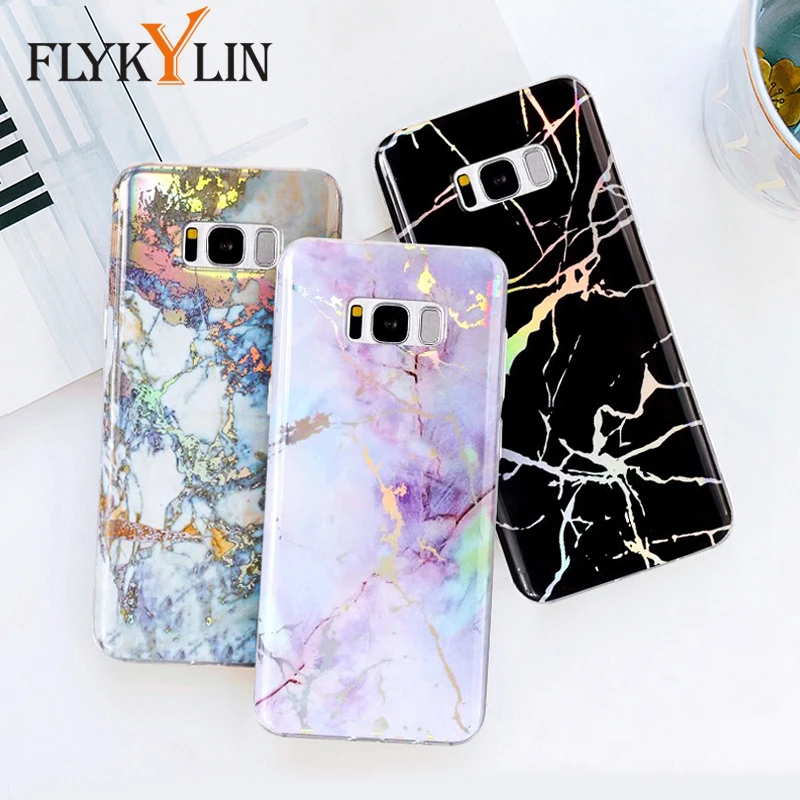 FLYKYLIN цветной мраморный чехол для телефона Samsung Galaxy S8 J3 J5 J7 A3 A5 2017 S5 S6 S7 Edge S9 Plus