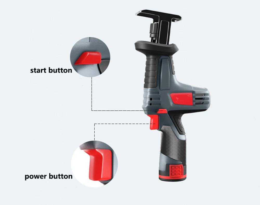 high quality 2000mAh 12V lithium reciprocating saws saber saw portable cordless electric power tools jig saw