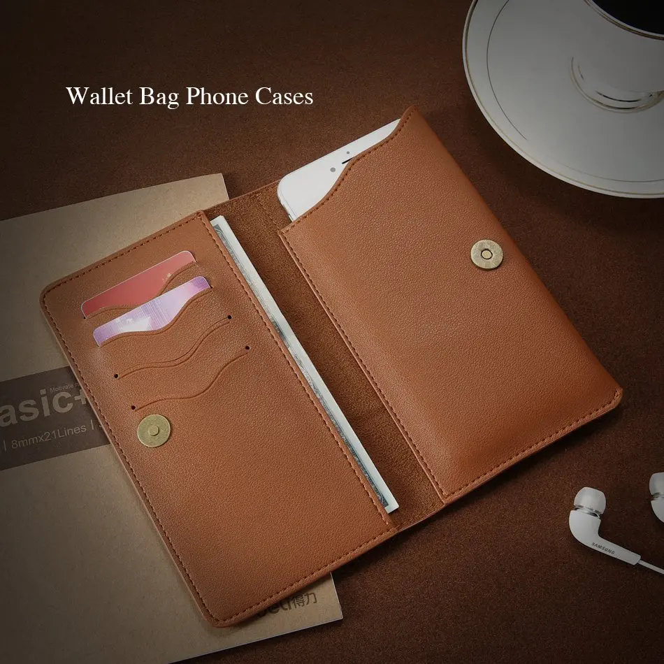 Leather Wallet Phone Bag Case For iPhone 7 6 6S 5S SE  (2)