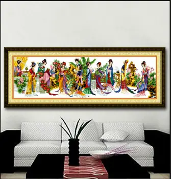 

Avilable Printed Fabric Embroidery Cross Stitch Kit Twelve Pretty Angel Fast Shipping