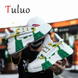 TULUO 2019 кроссовки для мужчин спортивная Уличная обувь; летняя дышащая обувь в Корейском стиле, спортивные, для тренажерного зала для бега