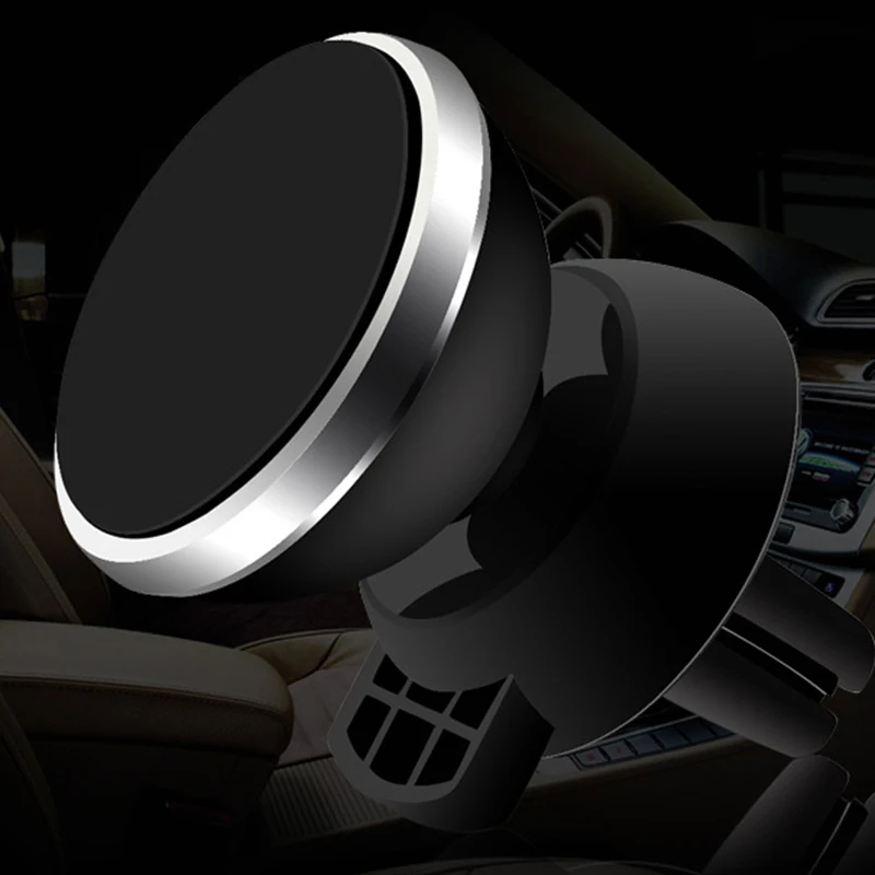 Универсальный автомобильный держатель для телефона на 360 градусов, Магнитная подставка для мобильного смартфона, Магнитная подставка для мобильного телефона в автомобиле, gps - Цвет: show as photo