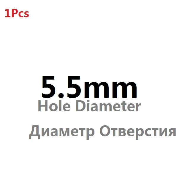 1 шт., 4-29 мм, ручной инструмент для рукоделия, дырокол, кожаный ремень, Круглый, дырокол, немецкий, полый, кожаный, книжный ремень - Цвет: 5.5mm