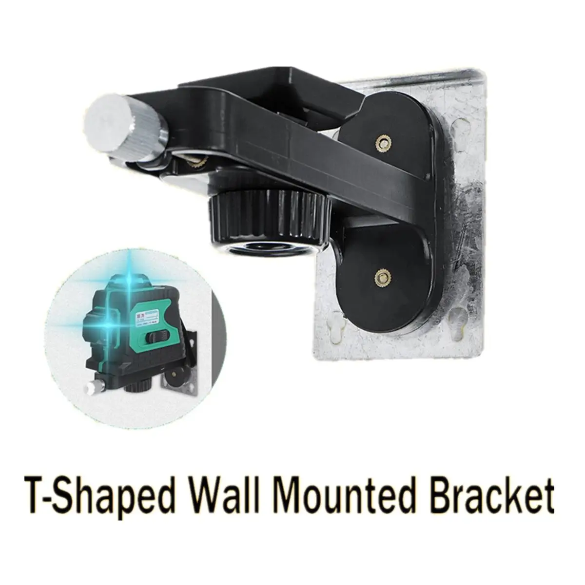 

ZEAST Laser Level Holder T-shaped Bracket Magnet Adsorption Stand For Self leveling Measurement Instruments Universal