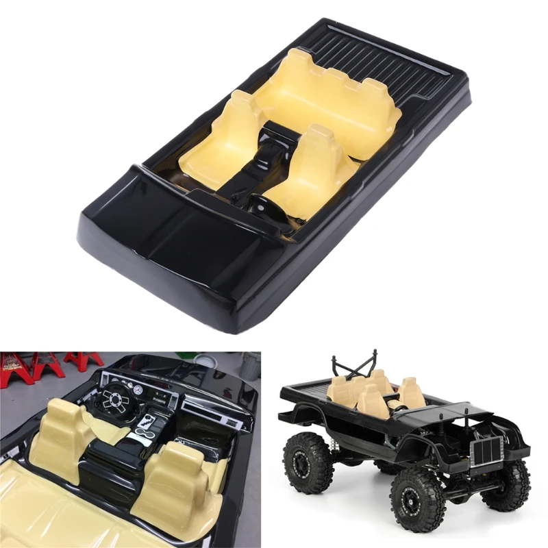 RC автомобильный Декор интерьера для 1/10 Axial SCX10 II 90046 90047 Cherokee корпус черный