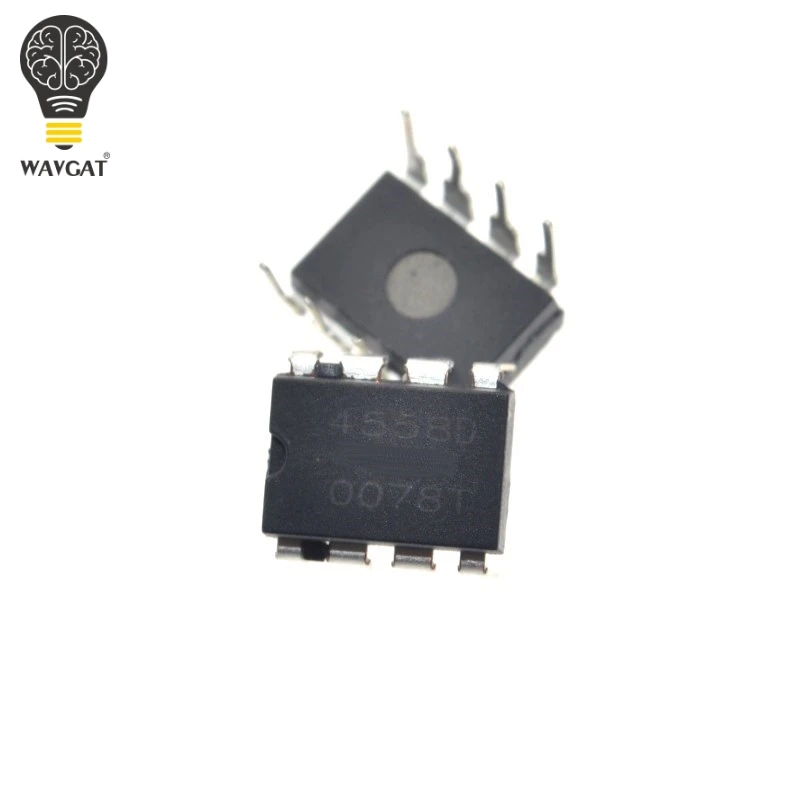 Оригинальный и новый интегрированный IC чип JRC4558 100 4558D DIP 8 4558 шт.|ic chip|amplifier ic chipamplifier