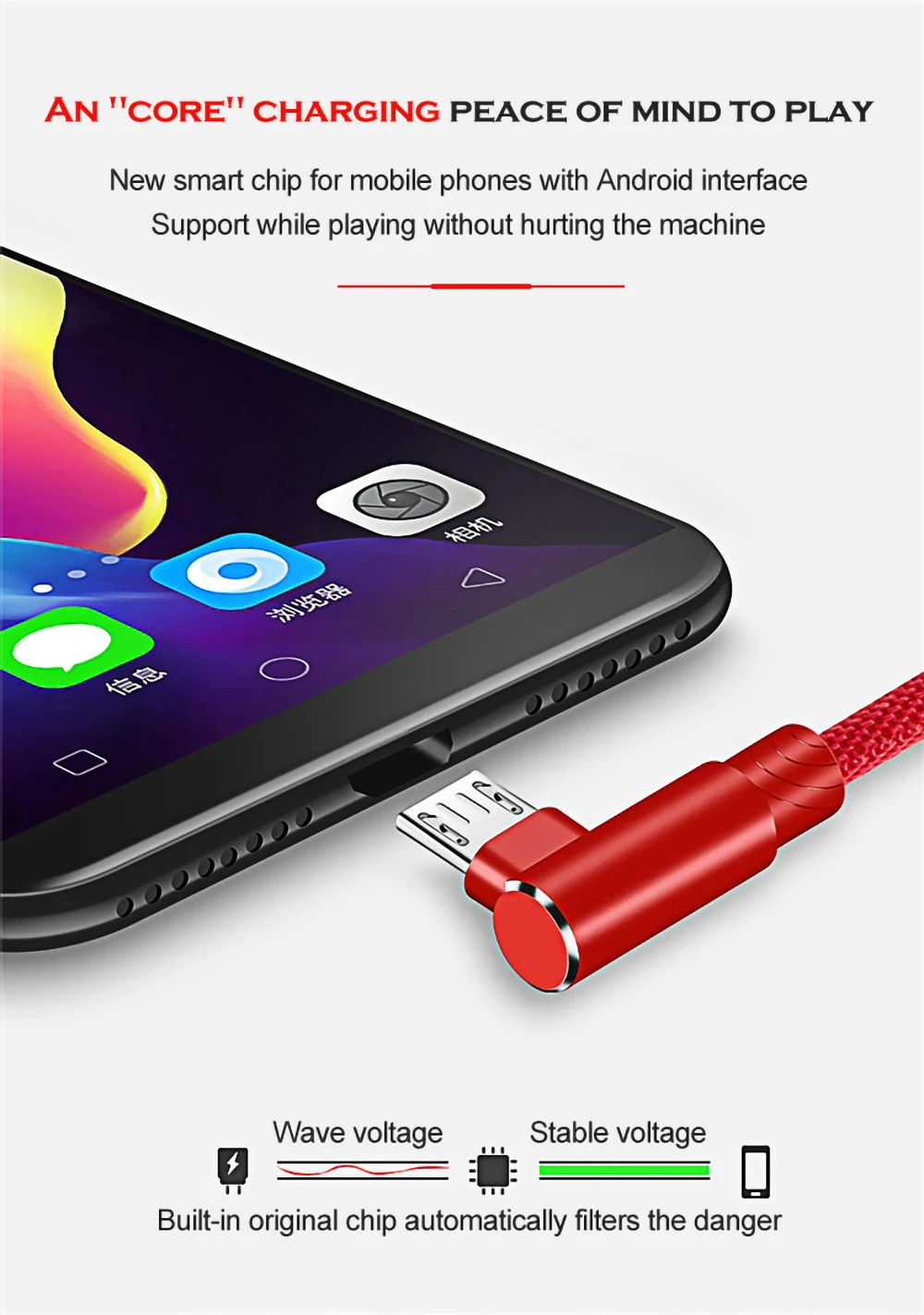 Micro USB кабель 90 градусов 2 м 3 м зарядный кабель для samsung s7 xiaomi redmi LG нейлоновый плетеный кабель для быстрой зарядки и передачи данных для Android