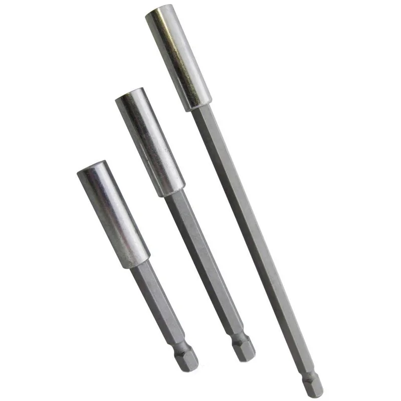 3pcs/set 60/100/150mm Magnetic Screwdriver Hex Drill Bit Extension Holder Quick Change