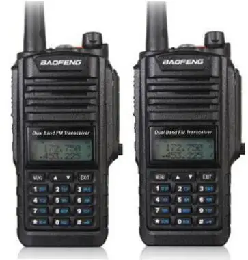 

2pcs Baofeng BF A58 radio walkie talkie waterproof IP 67 UHF VHF dual band CB radio for hunting 5W 128CH transceiver