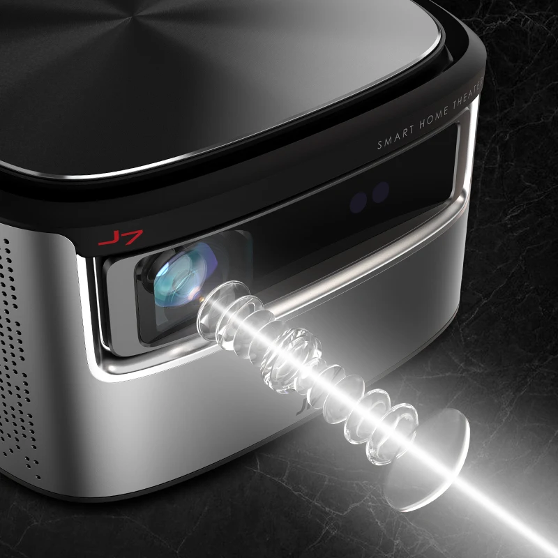 JMGO N7 Full HD Projector,1300 ANSI Lumens, 1920*1080P, 2G+16G, Home Theater WIFI Bluetooth HDMI USB Support 4K Smart Beamer JMGO N7 Full HD Projector,1300 ANSI Lumens, 1920*1080P, 2G+16G, Home Theater WIFI Bluetooth HDMI USB Support 4K Smart Beamer