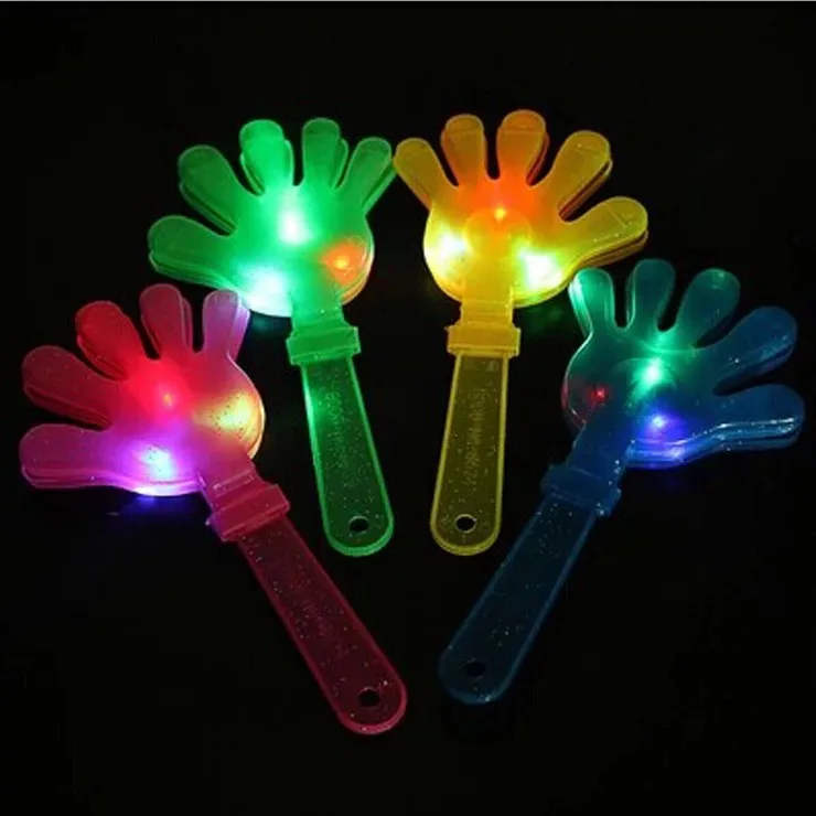 28cm Flashing Hand Clapper Led Light Palm Slap Night Party Glowing Clap