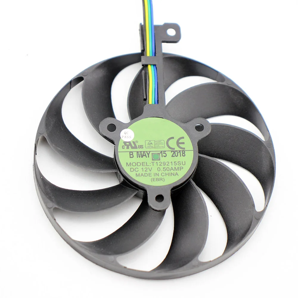 3pcs/set T129215SU 7Pin GPU Card Cooler Fans For