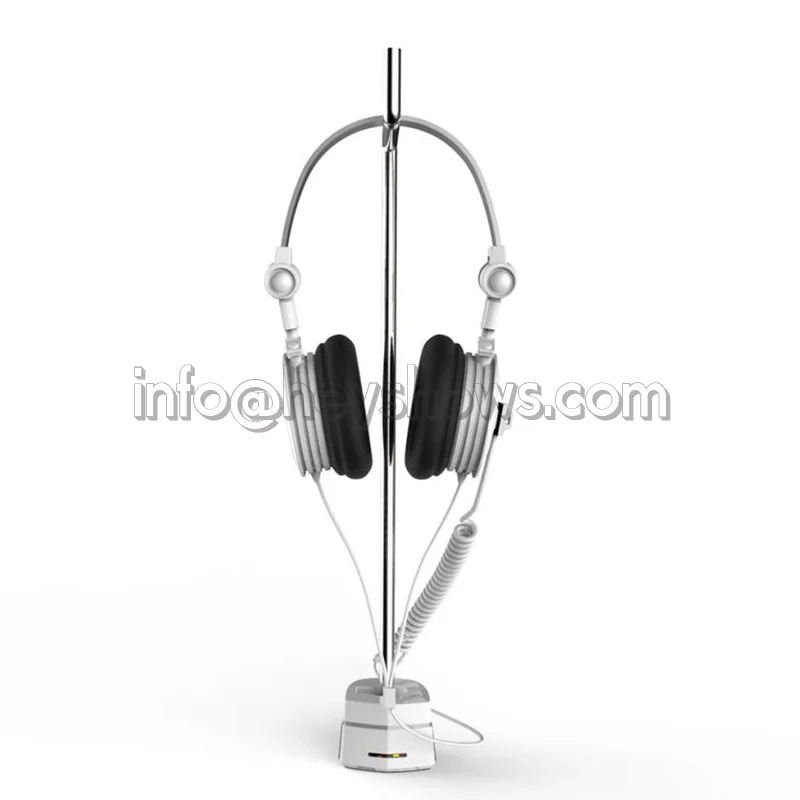 Headphone display alarm