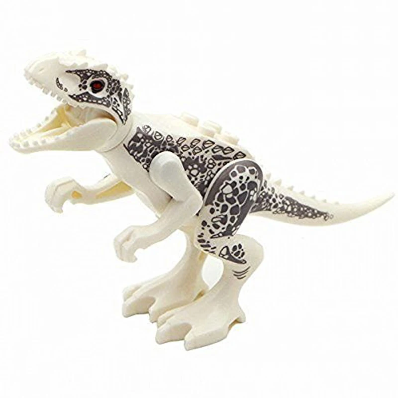 8pcs/lot Dinosaurs of Jurassic Figure World movie Toy DIY Building Blocks Sets Model Toys Kids Gifts