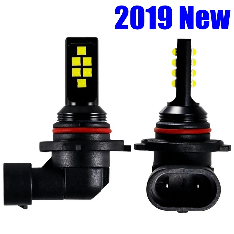 2 шт. HB4 9006 светодиодные лампы для противотуманных фар Cree Chip Led 1200LM 6000K белый желтый