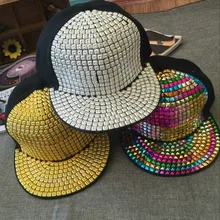 10 шт. /-a622 Руководство Цвет украшения Snapback хип-хоп шляпа мужская и женская бейсболка