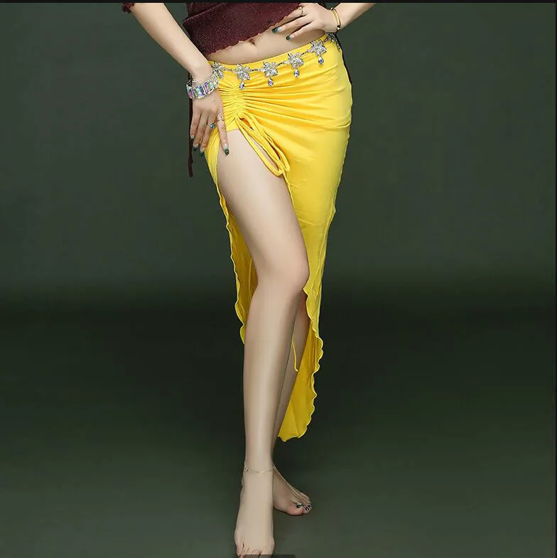 

2018 new Women Belly Dance long skirts New Style Showing Modal Indian Long skirt A208
