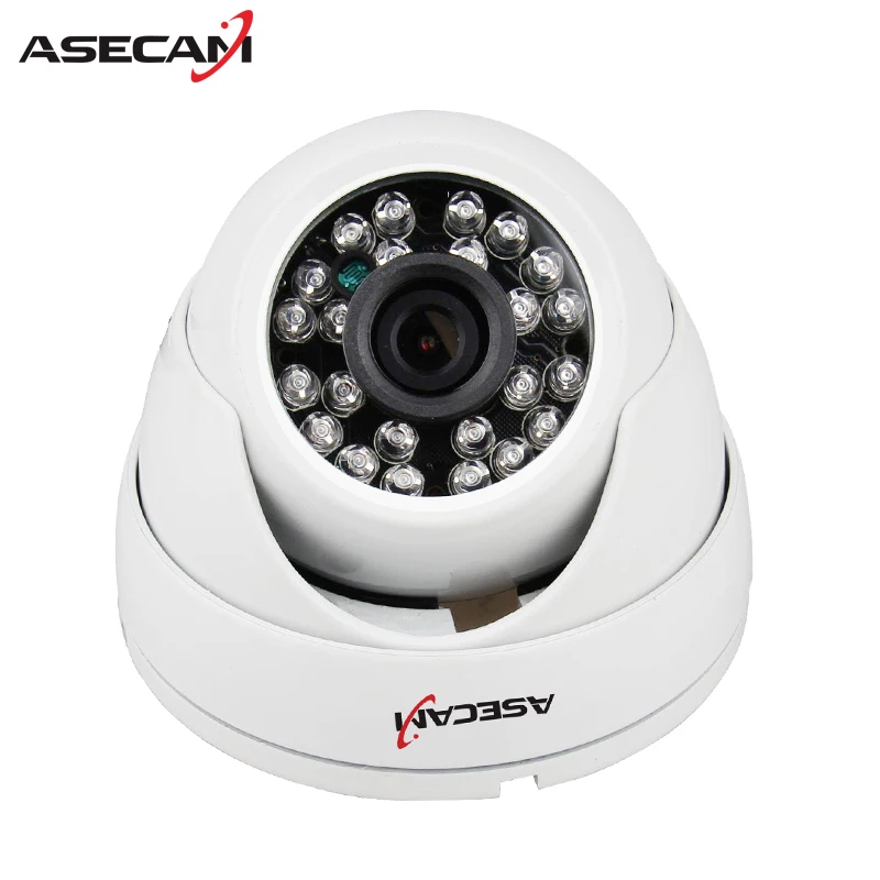 HD 720P IP Camera H.264 Onvif White Indoor Dome Cam CCTV Infrared