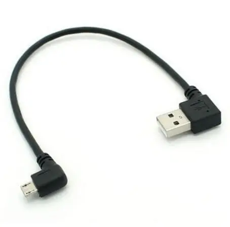 100pcs 90 Degree Right Angle 5Pin Micro B Male to USB A
