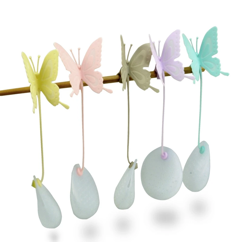 

Butterfly Tea Bags Strainers Silicone Teaspoon Filter Infuser Teabags Reusable Strainer Tea Infuser Brewing Tools