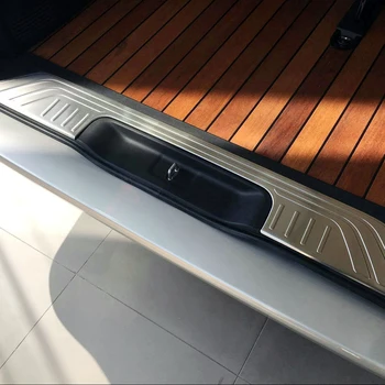 

Middle Car Inner Rear Tail Trunk Bumper Protector Plate For Mercedes-Benz Vito 2014 2015 2016 2017 2018 Stainless Steel