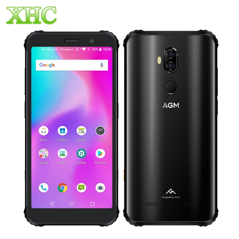 

LTE 4G AGM X3 Android 8.1 Smartphone Dual SIM 8GB 128GB Fingerprint ID 5.99'' Octa Core OTG NFC Wireless Charging Mobile Phones