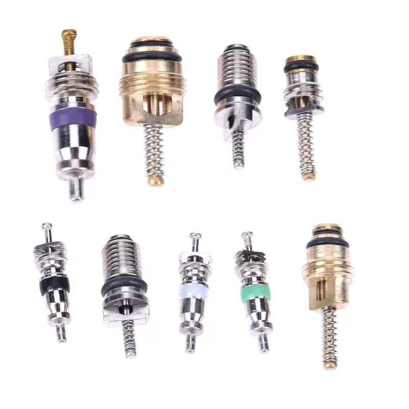 

134pcs/box Automotive A/C Air Conditioning Valve Core Set Car Copper R134A Assortment Kit Air-conditioner Replace Maintenance
