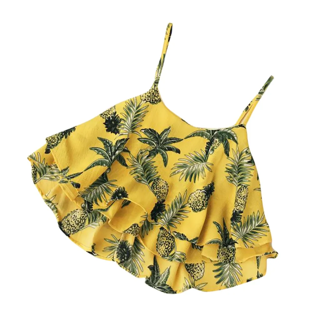 

beach style Printing t shirt top female Fashion Women Loose Camisole Vest Sexy Sleeveless t-shirt femme summer camisas mujer