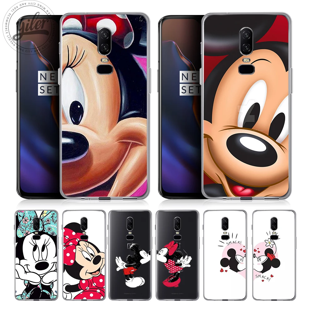 

Coque For Case Oneplus 6 Cover Fashion Mouse Soft Silicone for Funda One plus 5 5T Phone Cases for Oneplus 5T 5 6 6T Case Capa