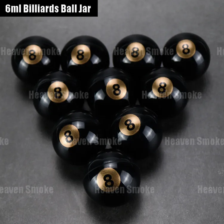 6ml billiards ball silicone jar-Heaven Smoke (7)