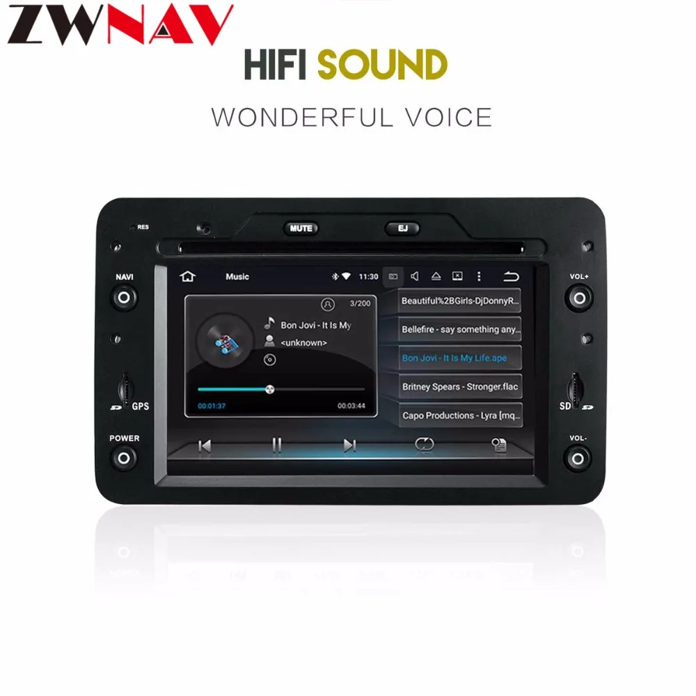 Best Octa core Android 8.0 Car DVD PLAYER For Alfa Romeo Spider Alfa Romeo 159 Brera 159 Sportwagon GPS navigation radio autostereo 4