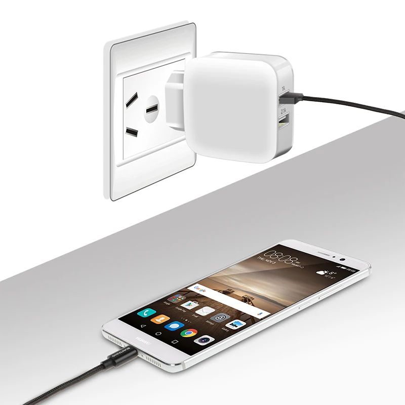 Suntaiho Smart Travel Dual USB Charger Adapter Wall Portable Mobile Phone Charger EU Plug For iPhone/Samsung/Xiaomi /iPad/Huawei Suntaiho Smart Travel Dual USB Charger Adapter Wall Portable Mobile Phone Charger EU Plug For iPhone/Samsung/Xiaomi /iPad/Huawei