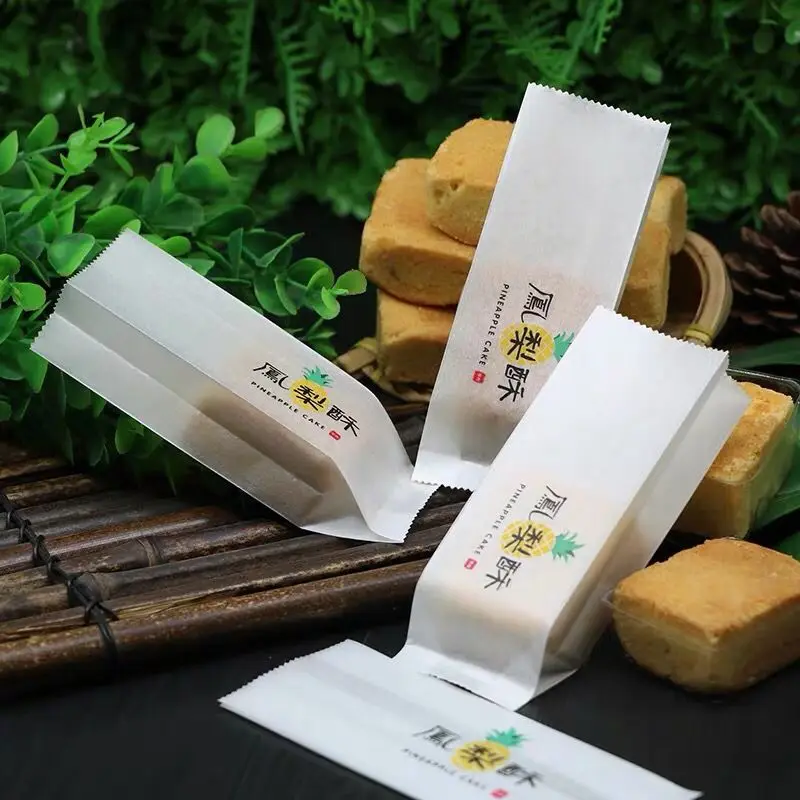 

Cotton Paper Bag Pineapple Cake Packaging Wrapper For Cookie Candy food,1000 Pcs/lot