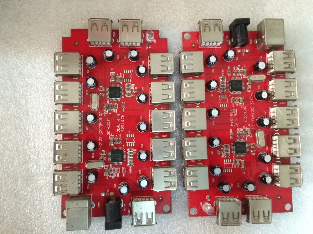 Kuangcheng USB2.0 13 портовый концентратор расширитель портов децентрирующий PCB|pcb| |
