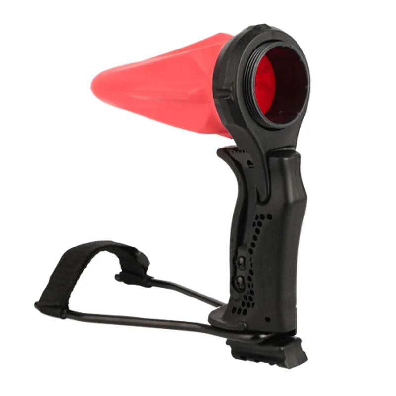 Goedkoop HOT Games Hamer Slingshot beugel Accessoires Pocket Shot Slingshot Cup Sling Bracer Launcher Ring, outdoor speelgoed voor kinderen