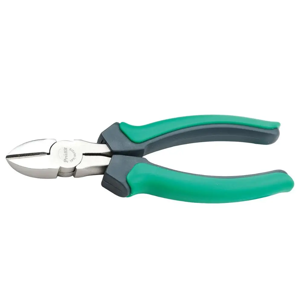 1PK-067DS Pro'sKit Double Color Diagonal Pliers Wire Cutters Cutting Pliers Wire Cable Cutting Electrician Pliers Wire Nipper