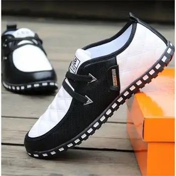 

men's large size casual shoes soft bottom lightweight non-slip black work shoes business