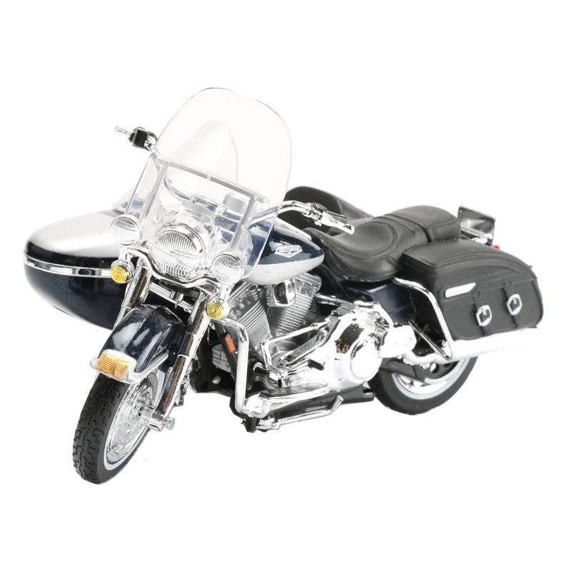 

Maisto 1:18 Alloy Retro Three Wheeler Model Toy 2001 FLHRC ROAD KING CLASSIC Home Decoration Motorcycle Models Toys For Boys