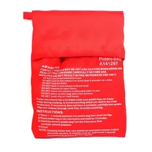 Идеальный печь запеченный картофель всего за 4 минуты полезный инструмент для приготовления пищи для женщин Красный картофельный мешок микроволновая печь Картофельная плита