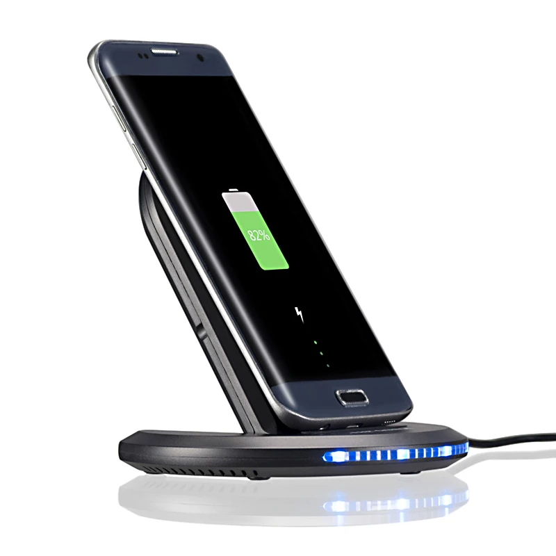 Быстрое беспроводное зарядное устройство для iPhone 8 X XS Max Samsung S10 S9 S8 Xiaomi Mi 9 10W Qi
