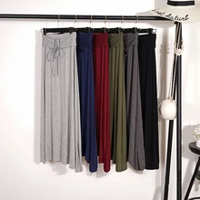 Новая модная женская однотонная плиссированная юбка средней длины с высокой талией, эластичная юбка, Женская универсальная удлиненная Юбка со шнуровкой