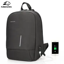 Kingsons сумка через плечо водонепроницаемая сумка для ноутбука сумка унисекс портфель-сумка на плечо повседневные дизайнерские сумки