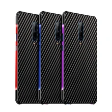 Conelz for Oneplus 7 Pro Oneplus 7 Case Cover Aluminum Alloy Bumper Carbon Fiber TPU Case Cover Protective Shell for Oneplus 7