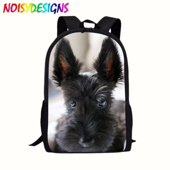 

Schoolbags Scottie dogs Backpack Girls Boys zipper Backpacks satchel Large rucksacks school supplies mochilas Travel Daypacks