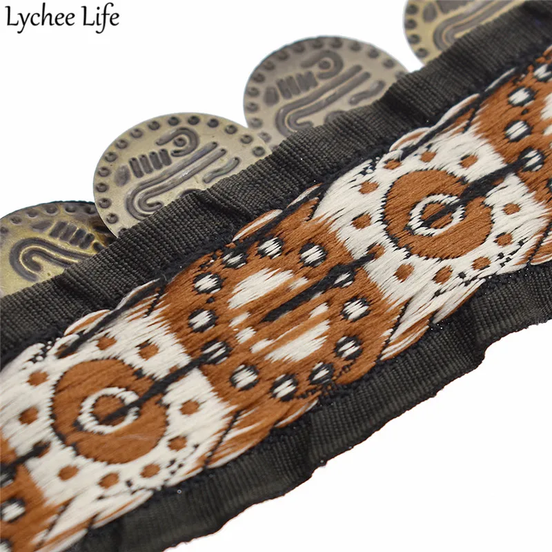Lychee Life, богемная ленточка с бахромой, медные железные ленты, сделай сам, ручная работа, домашнее шитье, одежда, товары для декора