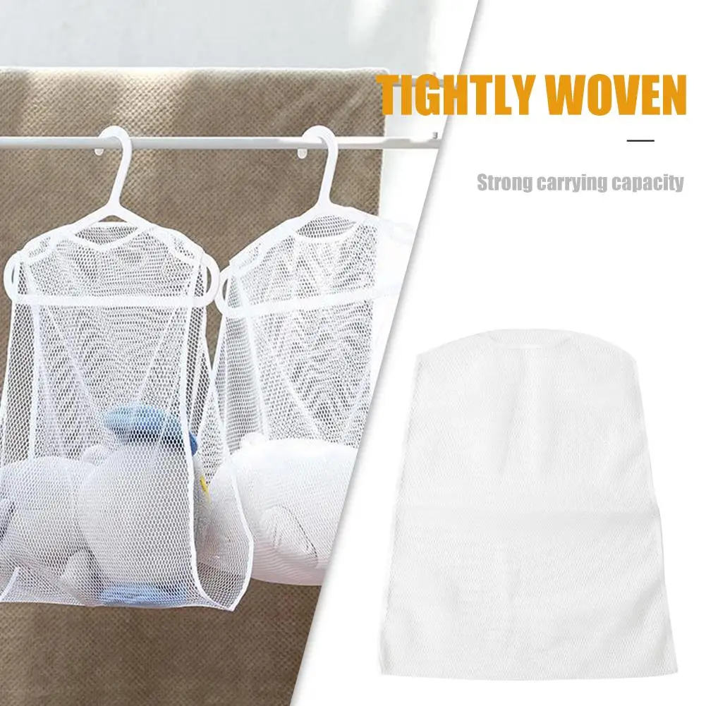 

Multifunctional Pillow Drying Rack Nets Folding Mesh Hanging Net Clothes Basket Doll Plush Toys Balcony Windproof Frame Fixed #