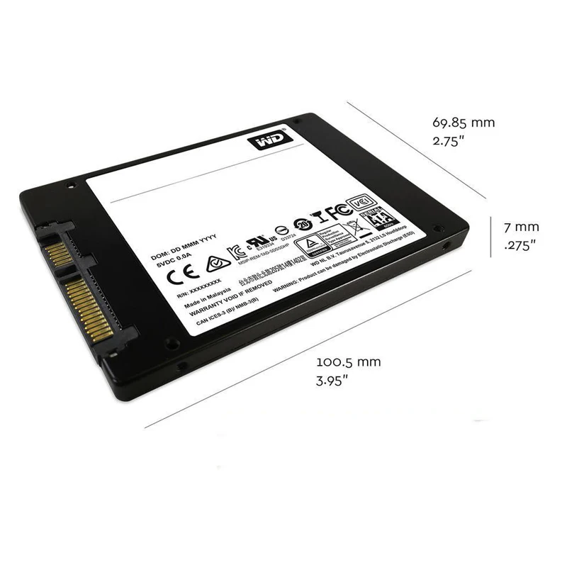 WD Green ПК SSD 120 GB 240 GB 480 ГБ встроенной твердотельный жесткий диск SATA 3,0 6 ГБ/сек. 2,5 "540 МБ/с. 120G 240G для ноутбука Desktop